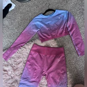 Brand New Long sleeve Gym Shark Workout set